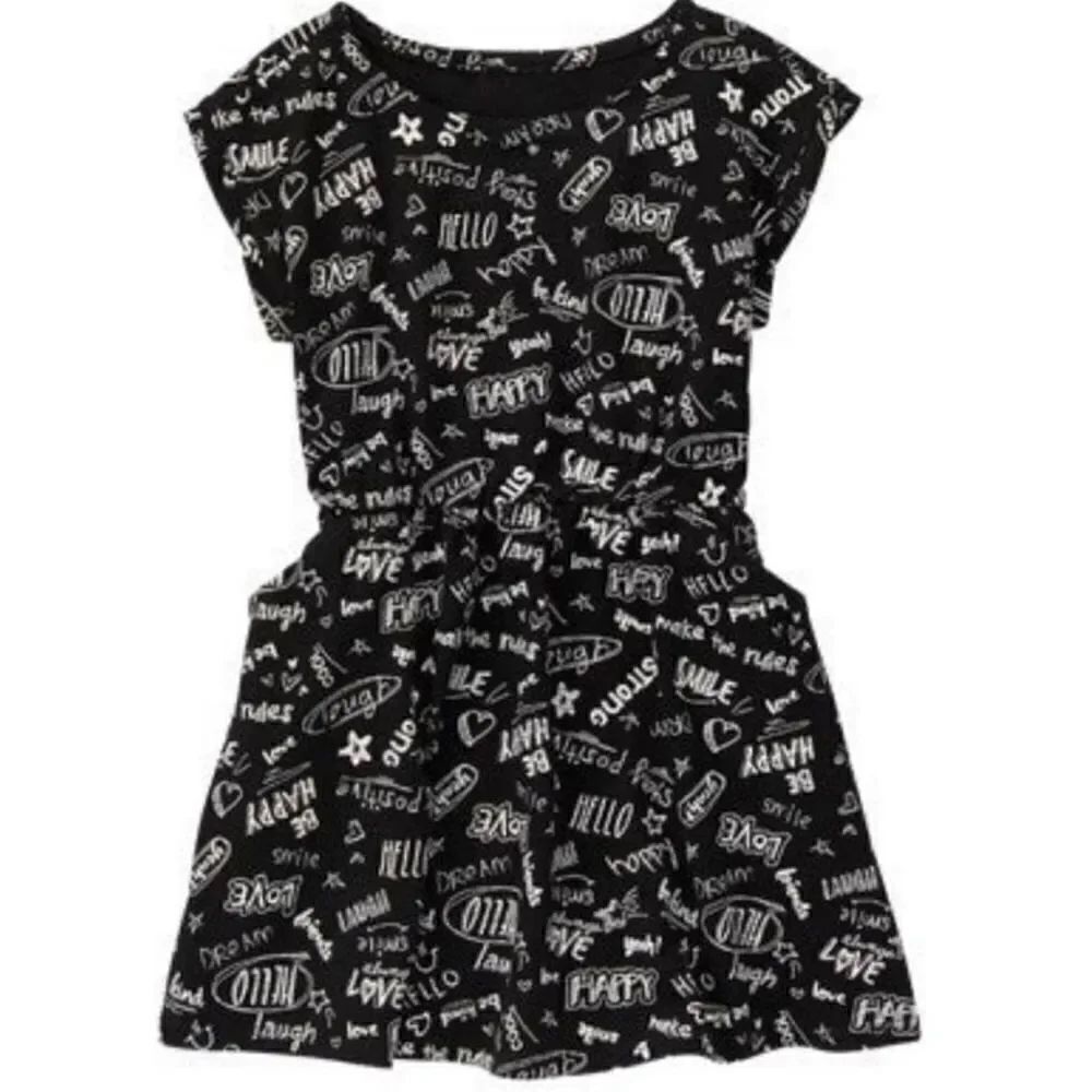 Baby Girls Crazy 8 Chalkboard Couture Fit & Flare Dress - Sz 12-18 mo